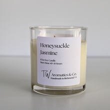Load image into Gallery viewer, Honeysuckle Jasmine  - Hand Poured Soy Candle - T. W. Aromatics & Co.