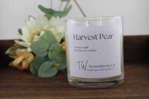 Harvest Pear Soy Candle - T. W. Aromatics & Co.