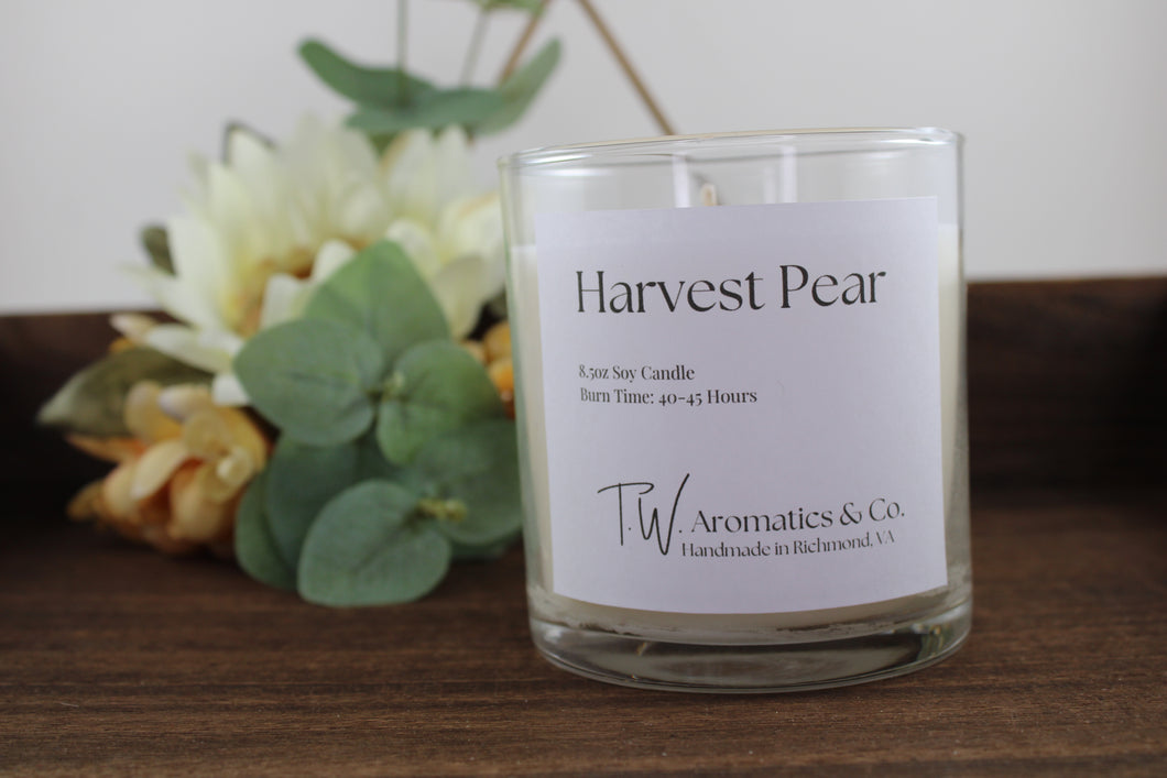 Harvest Pear Soy Candle - T. W. Aromatics & Co.