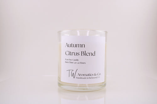 Autumn Citrus Blend Soy Candle - T. W. Aromatics & Co.