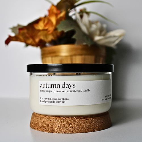Autumn Days - Fall 3 Wick Candle