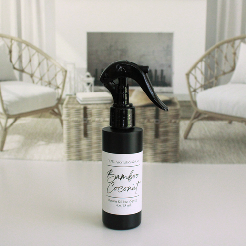 Bamboo and Coconut Room and Linen Spray - 4oz - T. W. Aromatics & Co.