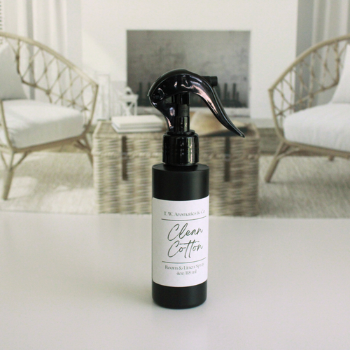 Clean Cotton Room and Linen Spray - 4oz - T. W. Aromatics & Co.