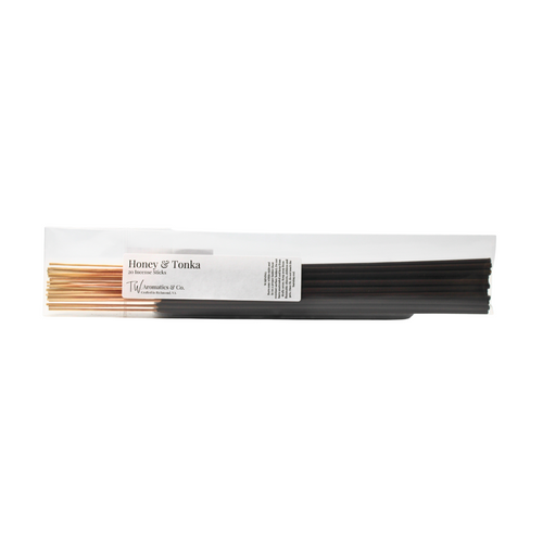 Honey and Tonka Incense Sticks - 20 Count - T. W. Aromatics & Co.