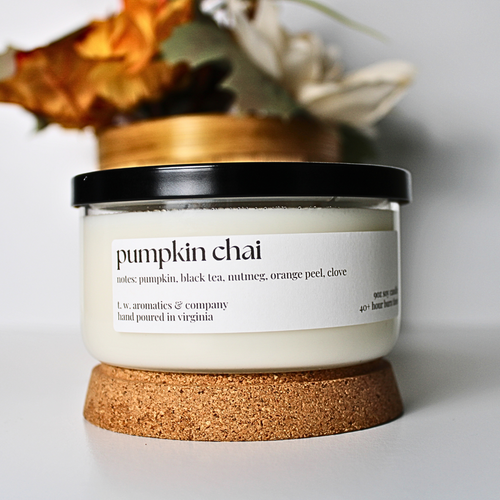 Pumpkin Chai - Fall 3 Wick Candle