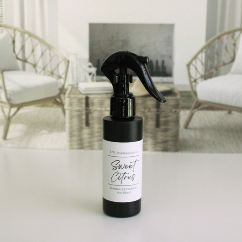 Sweet Citrus Room and Linen Spray - 4oz - T. W. Aromatics & Co.