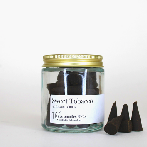 Sweet Tobacco Incense Cones - 40 Count - T. W. Aromatics & Co.