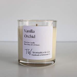 Vanilla Orchid - Hand Poured Soy Candle - T. W. Aromatics & Co.