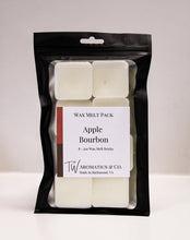 Load image into Gallery viewer, Apple Bourbon, 8 Count Wax Melt Pack - T. W. Aromatics &amp; Co.