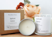 Load image into Gallery viewer, Apricot Grove | Small Travel Size 4oz Soy Candle - T. W. Aromatics &amp; Co.