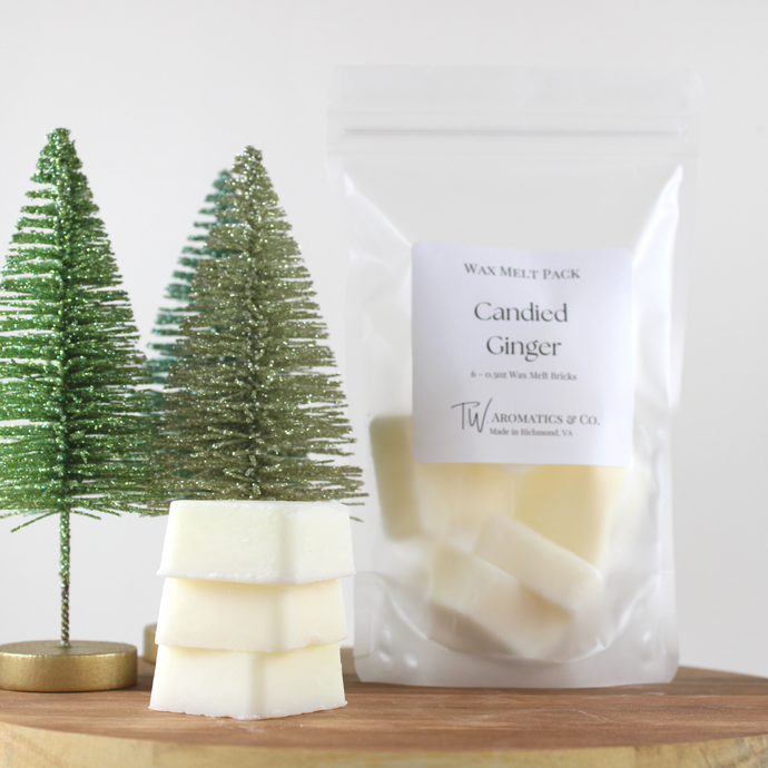 Candied Ginger - 6 Count Wax Melt Pack - T. W. Aromatics & Co.
