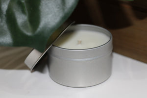 Peppermint & Eucalyptus | Small Travel Size 4oz Soy Candle - T. W. Aromatics & Co.