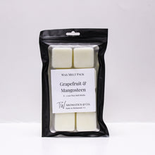 Load image into Gallery viewer, Grapefruit &amp; Mangosteen Soy Wax Melt Pack | 8 Count Pack - T. W. Aromatics &amp; Co.