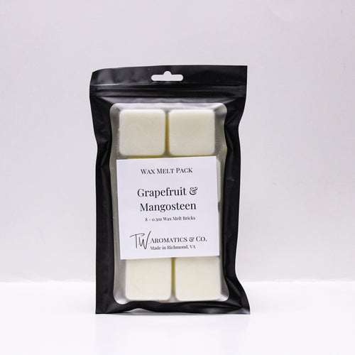 Grapefruit & Mangosteen Soy Wax Melt Pack | 8 Count Pack - T. W. Aromatics & Co.