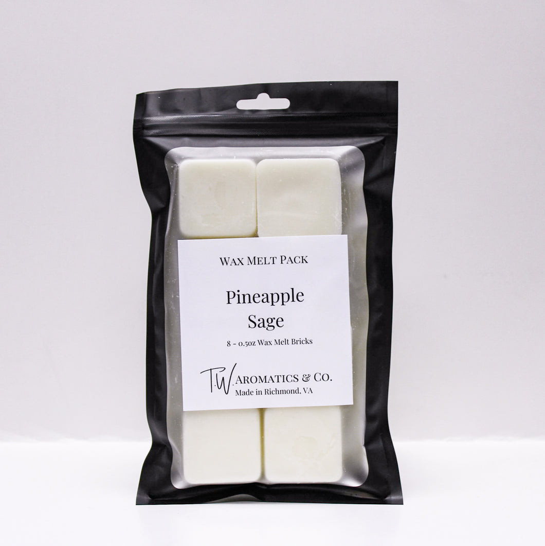 Pineapple Sage Soy Wax Melt Pack | 8 Count Pack - T. W. Aromatics & Co.