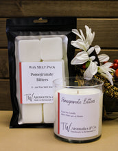Load image into Gallery viewer, Pomegranate Bitters, 8 Count Wax Melt Pack - T. W. Aromatics &amp; Co.