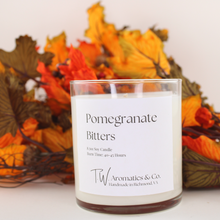 Load image into Gallery viewer, Pomegranate Bitters, 8.5oz Hand Poured Soy Candle - T. W. Aromatics &amp; Co.