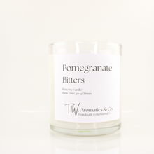Load image into Gallery viewer, Pomegranate Bitters, 8.5oz Hand Poured Soy Candle - T. W. Aromatics &amp; Co.