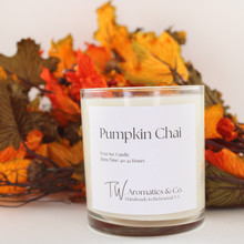 Load image into Gallery viewer, Pumpkin Chai, 8.5oz Soy Candle, Fall Collection - T. W. Aromatics &amp; Co.