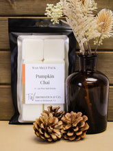 Load image into Gallery viewer, Pumpkin Chai, 8 Count Wax Melt Pack - T. W. Aromatics &amp; Co.