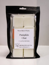 Load image into Gallery viewer, Pumpkin Chai, 8 Count Wax Melt Pack - T. W. Aromatics &amp; Co.