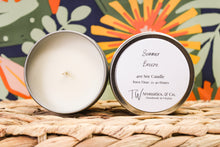Load image into Gallery viewer, Summer Breeze | Small or Travel Size 4oz Soy Candle - T. W. Aromatics &amp; Co.