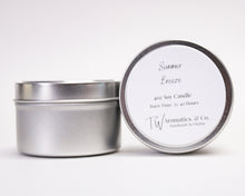 Load image into Gallery viewer, Summer Breeze | Small or Travel Size 4oz Soy Candle - T. W. Aromatics &amp; Co.